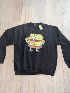 New Unisex Crewneck Sweatshirt featuring Spongebob Squarepants